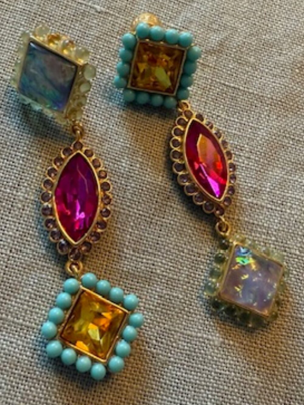 KURK GEIGER DANGLE EARRINGS